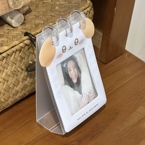Ins Cute Puppy Photo Album Display Stand 3-inch Idol Album Card Protective Case Desktop Ornament Star Chasing Fans Gift