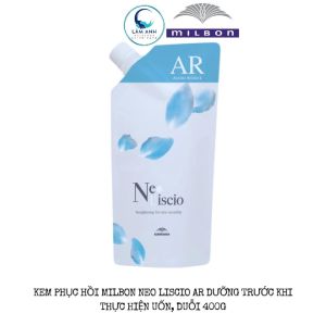 Kem Dưỡng Milbon Neo Liscio AR cung cấp dưỡng chất cho tóc khỏe hơn trước khi làm hoá chất 400ML