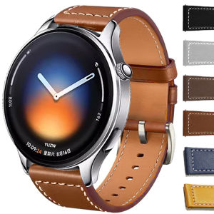 For Xiaomi Watch 5 Watchband 22mm Leather Strap for Xiaomi Watch 2 Pro S4 Sport S3 S2 S1 Active Mi Watch color 2 Soft Bracelets