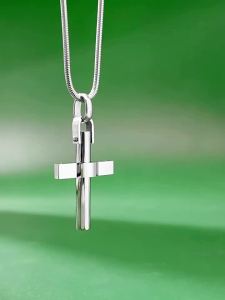 SHISHANGMEIDI | Luxurious Cross Necklace Snake Chain