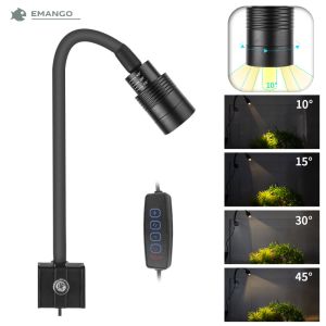 Emango ตู้ปลาไฟสปอตไลท์เล็กๆ LED สำหรับส่องตู้ปลาขนาดเล็กในอเมริกาใต้