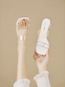 Josiny | Crystallized High Heels 2026 French Style Summer Sandals