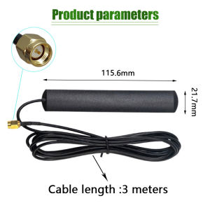 Amongspring  2G3G4G GSM 2.4GWIFI Antena Lem Strip Patch SMA Male Konektor Kabel Perekat Udara Untuk Mobil Kendaraan Baru