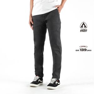 Celana Chino Panjang Elvano Abu Tua: Pilihan Aerostreet Chinos untuk Pria