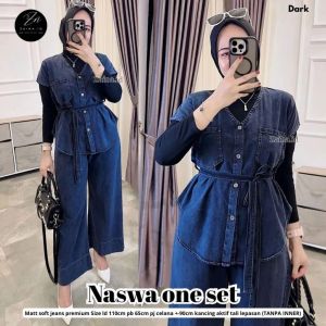 READY SAMIRA SET•DIYAS SET/ NASWA SET CELANA SET ROMPI JEANS