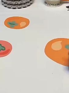 8Piring + 1 Holder Piring Buah Snack Dish Plate Piring Saji Piring Wadah Buah Pola Gletser Akrilik 12x12cm