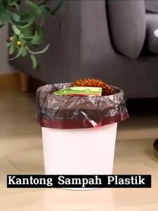 Plastik Sampah Roll Gulung Dengan Tali 45x50cm