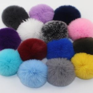 ลูกบอลขนสัตว์ขนาดใหญ่ DIY สำหรับทำเครื่องประดับ รูปหู สไตล์เกาหลี งานฝีมือ วัสดุอื่นๆ ไม่มีแบรนด์