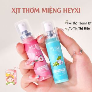 Xịt Thơm Miệng Thảo Mộc HEYXI Giảm Hôi Miệng Giúp Ngăn Ngừa Vi Khuẩn Khoang Miệng Lưu Hương Thơm Mát Tự Nhiên