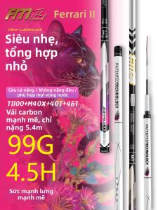 JeanPole | Ultra Light and Thin Design Fishing Rod