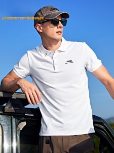 Jeep | Jeep Outdoor Mens Polo Shirt Casual Slim Fit Short Sleeve Summer UPF40 Official Authentic T-Shirt Urban Wilderness Style
