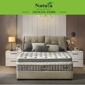 Natura Organic Series Forrest 15" Mattress/Free Delivery/12-Year Warranty/Organic Cotton/Cashmere/ Sanitized AG/Aero Core/Cool Gel Memory