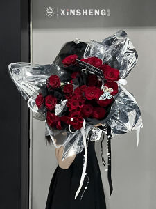 Art Paper Mirror Handmade Flower Bouquet Wrapping Paper for Florist Business Rose Master Brand Cloud Silk Paper Material