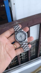 Đồng hồ nam si Nhật thương hiệu ORCA size mặt 37mm niềng xoay dây vỏ thép không gỉ