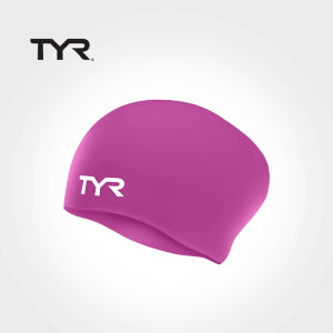 TYR | Ergonomic Ear Protection Swim Cap for Long Hair Adults Competition Waterproof Chlorine Resistant