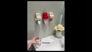 OHHDEER 【Pemeras Ubat Gigi Dinding Sedutan Tanpa Paku】Wall-Mounted Vacuum Suction Toothpaste Squeezer