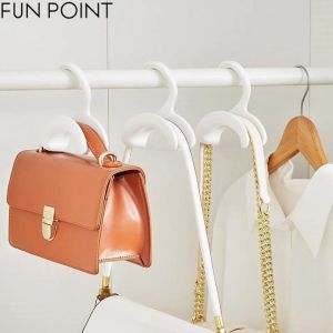 FUNPOINT Bag Hanger Hook Organizer Closet Rack For Clothes Bag Storage Holder