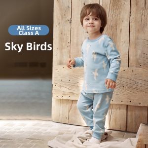 MINI BALA | Cotton Comfort High Waist Warmth Childrens Underwear Set