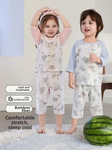 wellber | Bộ Đồ Ngủ Trẻ Em Mềm Và Co Dãn