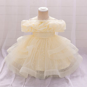 Toddler Flower Baby Girl Dress Christmas Costume Elegant Baptism 1st Birthday Party Dress Wedding Bridesmaids Princess Prom Gown
