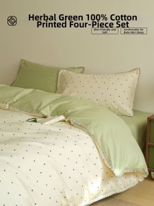 Pure Cotton Bed Sheet Set Four Piece