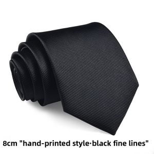 No-Tie Mens Wedding Ties Black and Blue