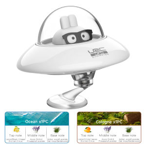 Inertial rotating UFO car air fresheners dashboard ornaments interior accessories decoration perfume fragrance diffuser cool fun