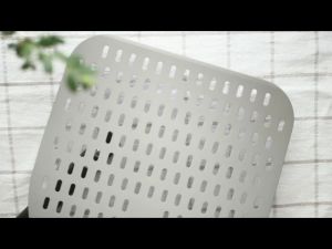 12/14 inch Aluminum Pizza Peel with Long Handle Professional Perforated Pizza Peel Baking Tools