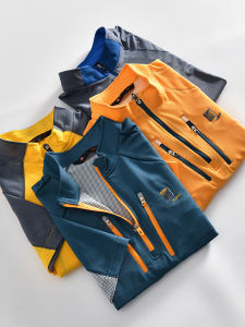 Áo Thun Nam Tay Ngắn Thể Thao Nửa Dây Kéo Finn Khô Nhanh Thoáng Khí Mặc Mùa Hè Cho Phong Trào Thanh Niên