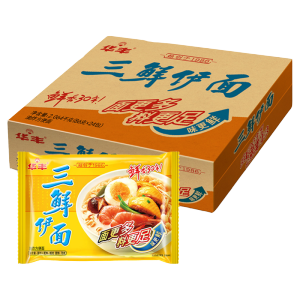 Huafeng Three-flavor Yi Mian Dried Instant Noodles Traditional Style Crispy No Cooking Required Boxed Bagged Snack Food
