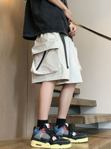 Quần Short Nam Mùa Hè Nhanh Khô Năm Điểm Túi Lớn Quần Dài Thường Ngày Phong Cách Công Sở Quần Thể Thao Ngoài Trời