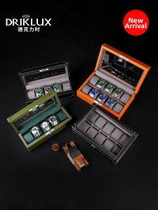DrikLux | Transparent Leather Watch Box