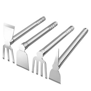 Stainless Steel Gardening Shovel Farm Use Small Hoe Full Steel for Digging Fields Planting Vegetables Gardening And Weeding