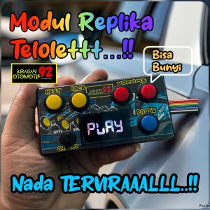 Replika modul Telolet Basuri/Modul Telolet Bersuara/Aksesoris Bel dan Klakson