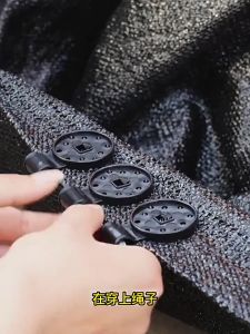 50-100ชิ้น คลิปล็อคสแลน ซ้ำได้ กิ๊บล็อค สแลน ตัวหนีบสแลน รูรอดเชือก การฝึกหลังคากันแสง 50-100ชิ้น คลิปยึดแสลน