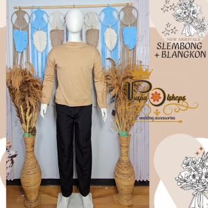 Set Slembong Plus Blangkon Instan & Set Sapit Urang & Blangkon Pria Dewasa