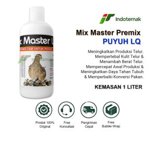 MIX MASTER LQ PUYUH - Vitamin Puyuh Untuk Meningkatkan Produksi Telur Puyuh