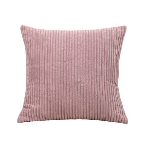 BUYNOW 1PC 4PCs/set Pink Corduroy Decor Couch Throw Pillow Covers Striped Cushion Cases Soft Boho Square Pillow Covers Home Sofa