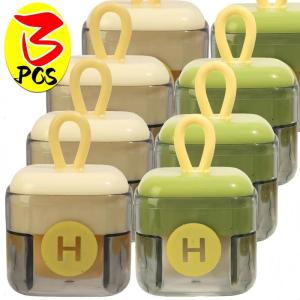 3Pcs Portable Washable Lint Roller Reusable Roller Clothes Pet Hair Remover Dust Removal Eliminator Brush Hair Sticky Cleaning Tool