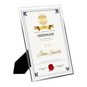 MEIXIAOBAO | Custom Design Certificate Frame Award Recognition Display