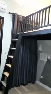 mezanin bed tempat tidur bahan besi holo