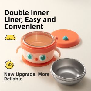 GNAUHBABY | Water Injection Insulated Baby Food Bowl Set