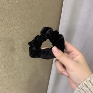 Elegant Black Velvet Hair Ties Bow Hair Bands Fashionable Korean Style Hair Accessories for Women Girls Hair Bands