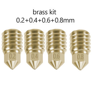 3D Printer Nozzle 0.2mm 0.4mm For Bambu Lab X1 Carbon X1C P1P P1S Hotend High Temp Wear Resistant Print Head Parts