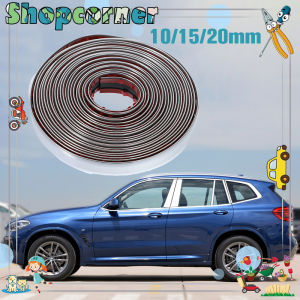 15 Meter List Chrome Mobil Universal Kaca Sill Pintu Bemper List Kaca Mobil Premium Universal