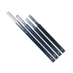 Bộ thanh ray trượt 3 tầng ngăn kéo tủ bàn trang điểm bàn máy tính bằng thép không rỉ