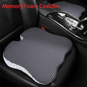 Car Wedge Seat Cushion Memory Foam Car Driver Seat Office Chair Wheelchairs Seat Cushion Orthopedic Support and Pain Relief