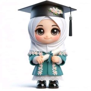 Topper wisuda gemoy isi 6 sudah dipotong