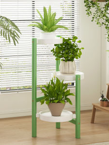 Modern Simplicity Multi-layered Plant Stand Indoor Outdoor Living Room Balcony Pot Support Display Rack Free-standing Succulent Shelf