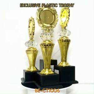 CT1006F Exclusive Plastic / Acrylic Trophy w/Heavy Base. Hadiah Sukan dan Anugerah Cemerlang.